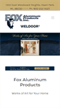 Mobile Screenshot of foxweldoor.com